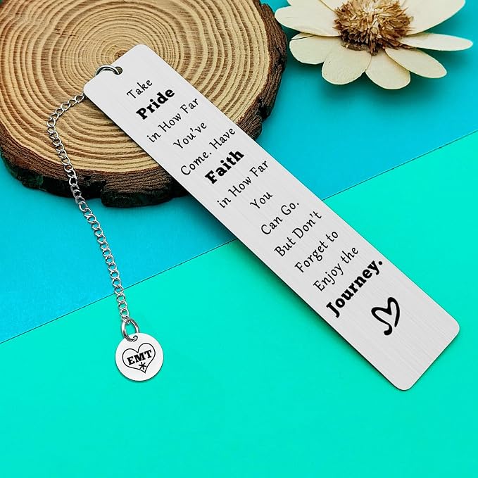 EMT Gifts Emergency Gifts EMT Inspirational Bookmark Emergency Medical Technician Medical School Graduation Gift Encouragement Gifts for Medical Student Paramedic Emergency Nurse Gifts Birthday Gifts
