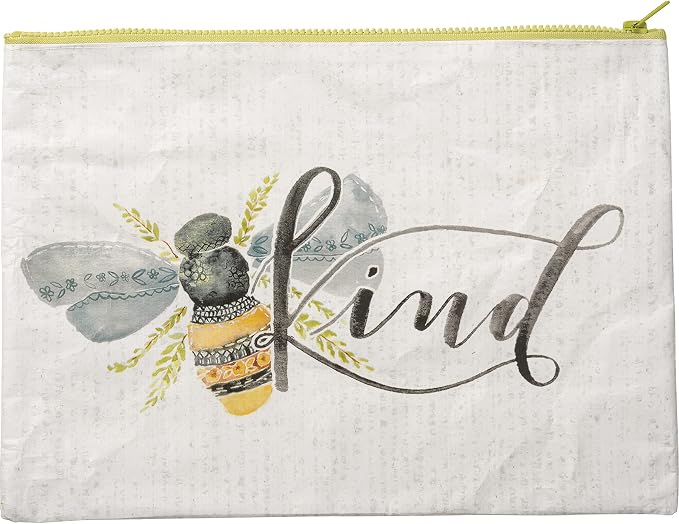 Primitives by Kathy Bee Kind Bee Themed Zipper Folder