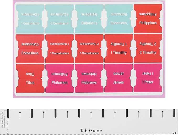 Mr. Pen- Bible Tabs, 75 Neon Laminated for Women and Men, Study Index, Bible Tabs for Study Bible, Bible Book Tabs, Bible Labels Tabs, Bible Tabs