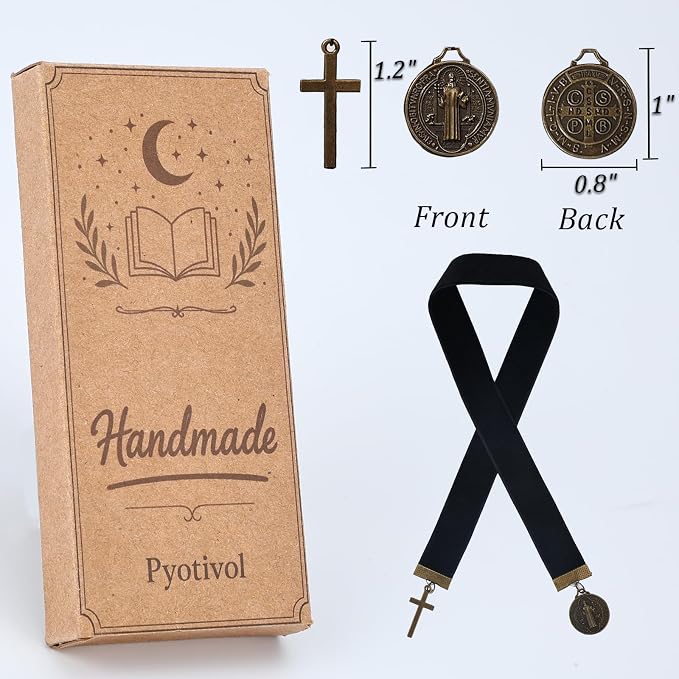 Vintage Religion Christian Bookmark with Cross Pendant Bible,Handmade Bookmarks for Reading Women,Men,Book Lovers,Girls,Teens,Teachers and Students