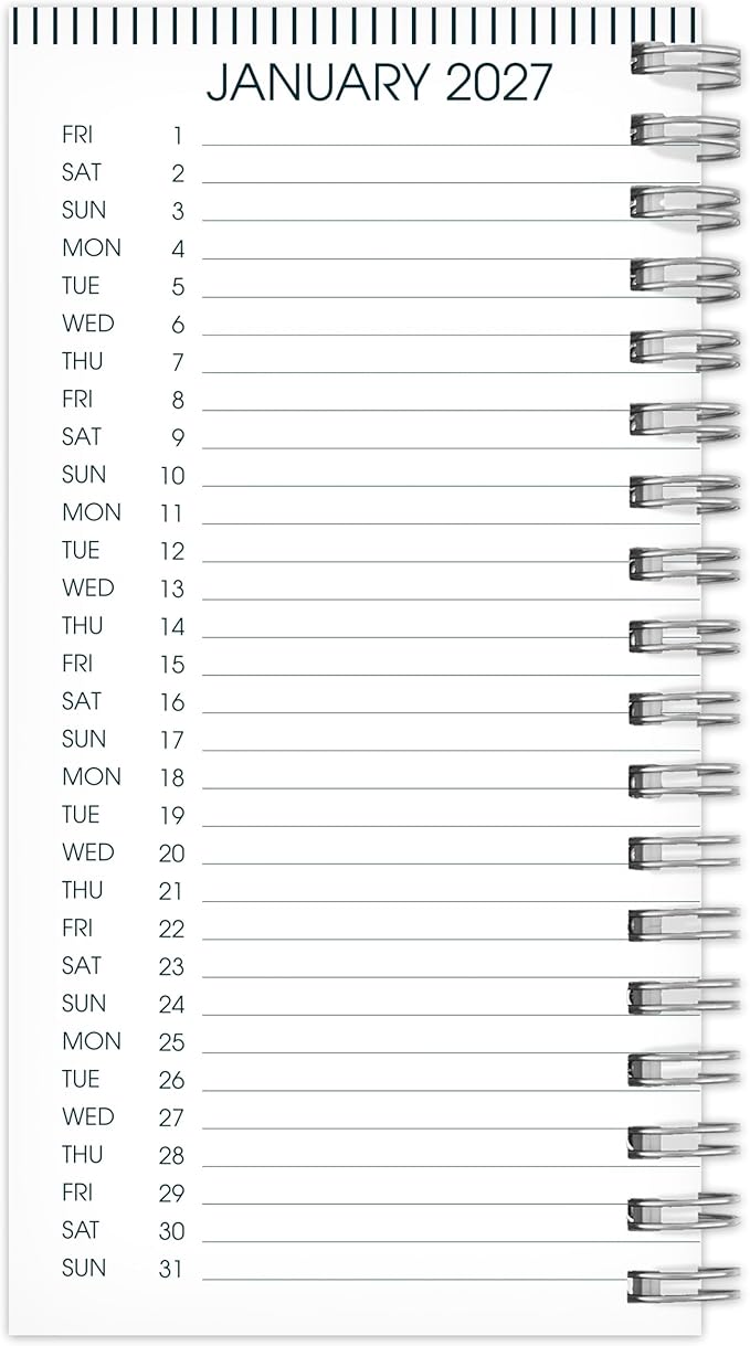 AT-A-GLANCE 2026 Weekly Appointment Book Planner Refill for 70-008, 3-1/4" x 6-1/4", Pocket Size (709041026)