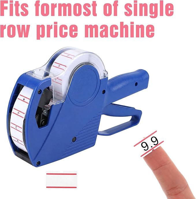 30000 Pcs Price Gun Labels, 60 Rolls Price Gun Stickers Paper Compatible with Most of Price Tag Machines(Mx-5500, M5500, HG979), Prices Tags Stickers for Office Retail Shop Organization Marking