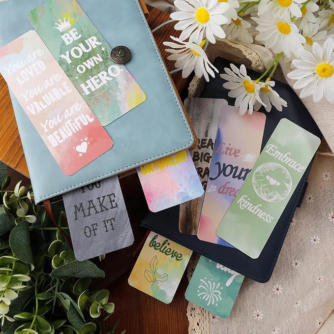 30 PCS Bookmarks for Kids Women Men, Book Lovers, Bookmark, Book Markers for Reading, Cute Book Marks Bulk, Paper Book Mark