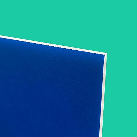 Flipside Products 36” x 48” Foam Project Boards for Presentations, Science Fair, School Projects, Event Displays and Trifold Picture Board - Blue 3/16'' Thick - 10 Pack