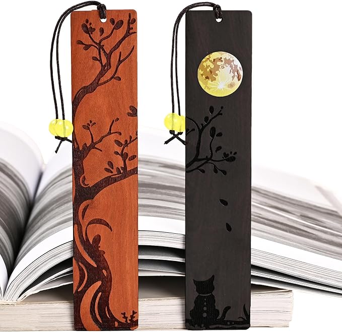 ZQZYMXQ 4Pcs Cute Cat Bookmarks Set for Women,Animal Book Mark Cat Lovers Gift Ideas Gifts for Readers (Cat Set)