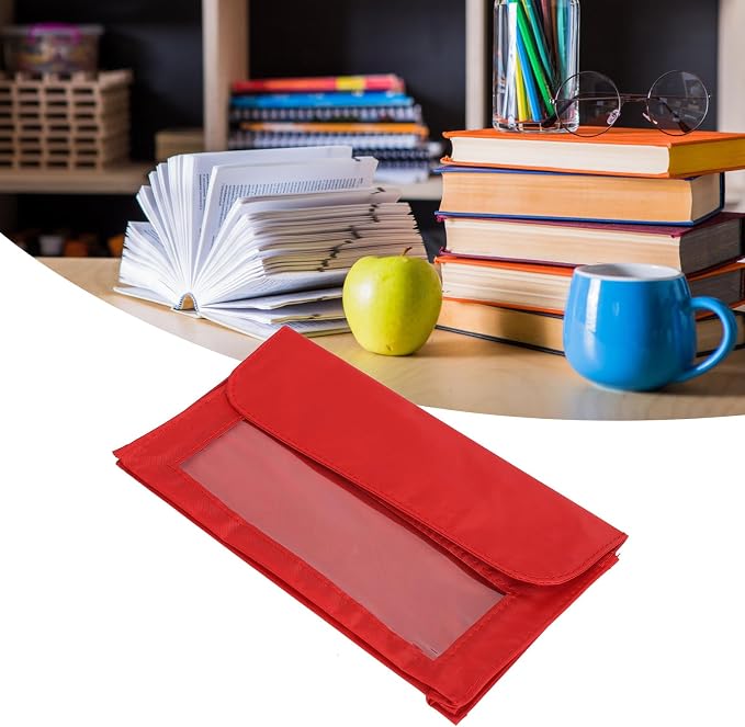 Dioche Magnetic Learning Resource Pockets, Portable Storage Magnetic Whiteboard Accessory Pockets for Classroom, Kindergarten and Homeschool