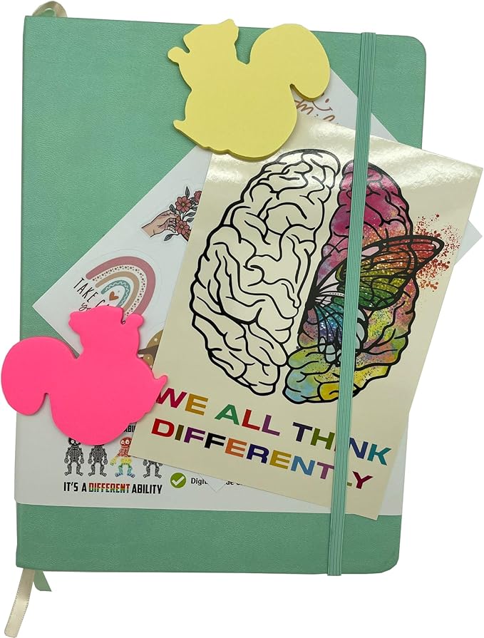 The ADHD Planner for Adults - 6 Month Undated Weekly Daily Full Focus Planner Organizer Notebook - Organizing Solutions for People with ADHD and Neurodivergent Men and Women (Mint Green)