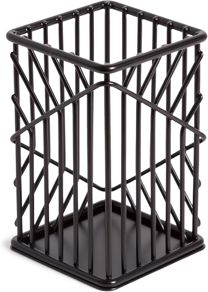 U Brands Vena Collection Wire Pencil Cup