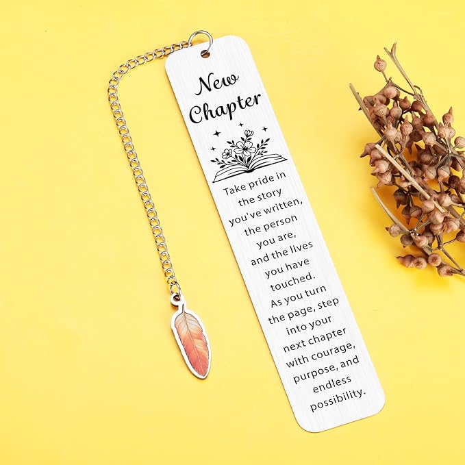 Coworker Leaving Gifts for Women, Retirement Bookmark for Women Men, Retirement Gifts for Woman, Going Away Farewell Gift for Coworkers, Graduation Gifts for Women Men