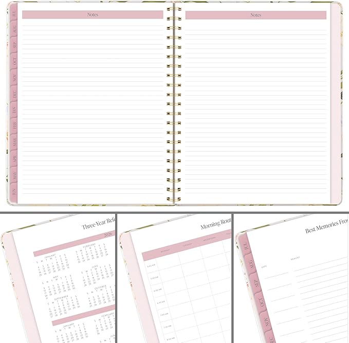 Cambridge Planner 2026-2027 Weekly & Monthly Academic 12-Month July-June, 8-1/2" x 11", Pen+Pillar, Pollinator (PP24-905A)