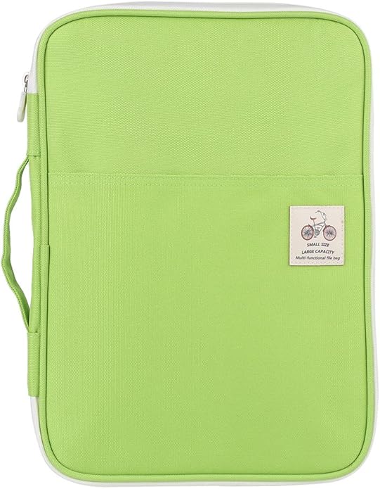 A4 Document Bag File Folder, Multifunctional A4 Document Bags Portfolio Organizer Waterproof Travel Pouch Zippered Case