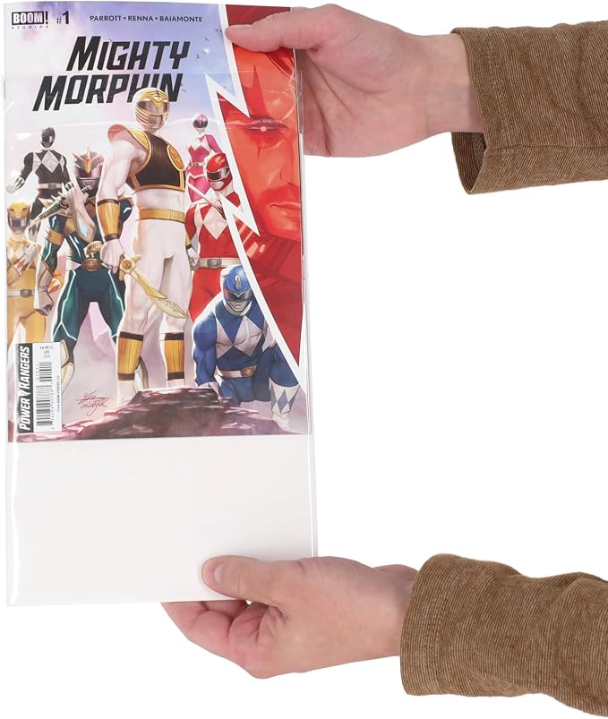BCW Comic Book Protection Combo: 200 Modern Bags + 200 Backing Boards | Ultimate Safeguard for Comics | Plastic Protectors and Backer Boards
