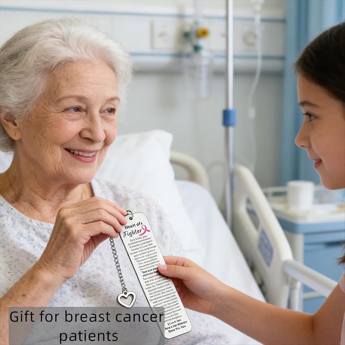 Breast Cancer Survivor Gifts, Breast Cancer Gifts for Woman, Cancer Care Gifts for Women, Cancer Comfort Gifts, Breast Cancer Bookmark Gifts, End of Chemo Gifts, Bookmark Gifts for Cancer Patients