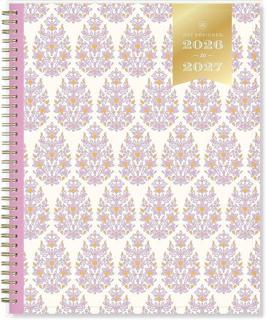 2026-2027 Blue Sky Day Designer Kerridge Lilac 8" x 11" Academic Year Weekly & Monthly Planner, Plastic Cover (158165)