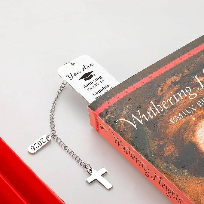 Christian Graduation Gifts Bookmark for Women Men 5th 6th 8th Grade Graduation Gifts for Boys Girls Class of 2026 High School Middle School College Graduations Senior Night Gifts for Students