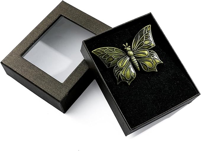 Bookmark,Metal Book Clip, Journal Clip, Book Page Holder Clip,Vintage Book Clips Butterfly, Hold Journal Open While Writing and Free Your Hands, Gifts for Book Lovers, Readers, Writers (Butterfly A)