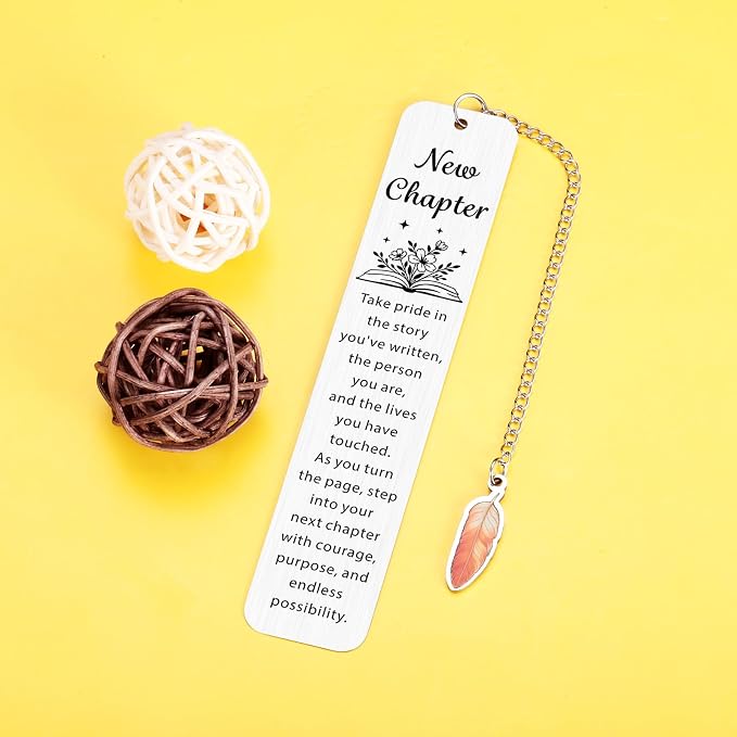 Coworker Leaving Gifts for Women, Retirement Bookmark for Women Men, Retirement Gifts for Woman, Going Away Farewell Gift for Coworkers, Graduation Gifts for Women Men