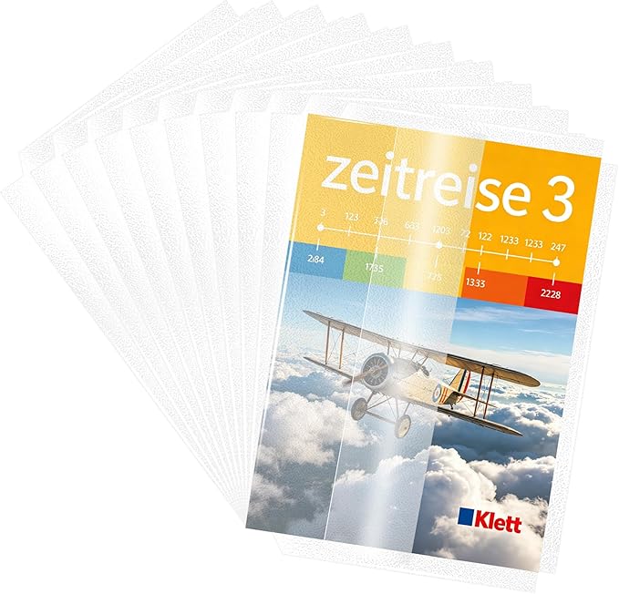 ONTYZZ 10pcs Self Adhesive Bookcover Sticky Book Protector Film Easy Peel for Books Documents Textbook Paperbacks 43CM*30CM