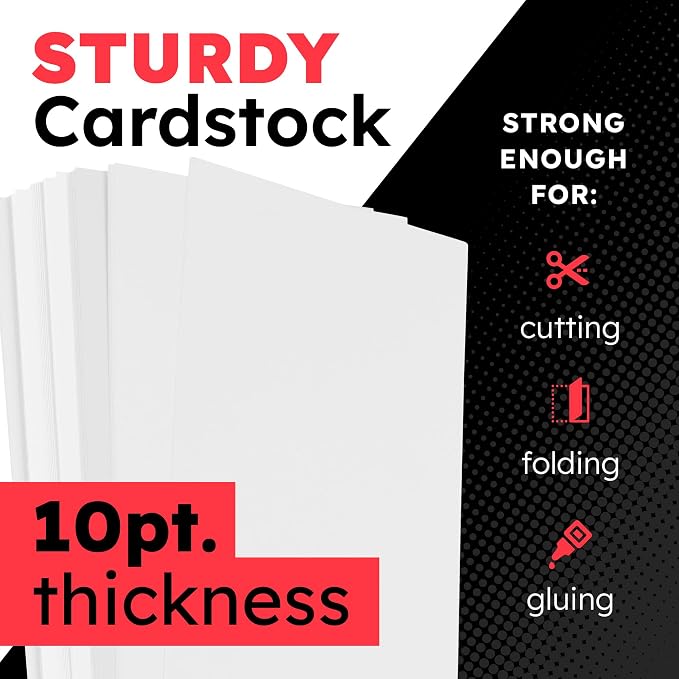 Hygloss Large Poster Board 22x28 - 25 Count Bulk Pack - 10 Pt. Thickness White Poster Board Paper for Projects, Presentations, Displays, Signs, Crafts - Blank Posterboard Multipack 22" x 28"