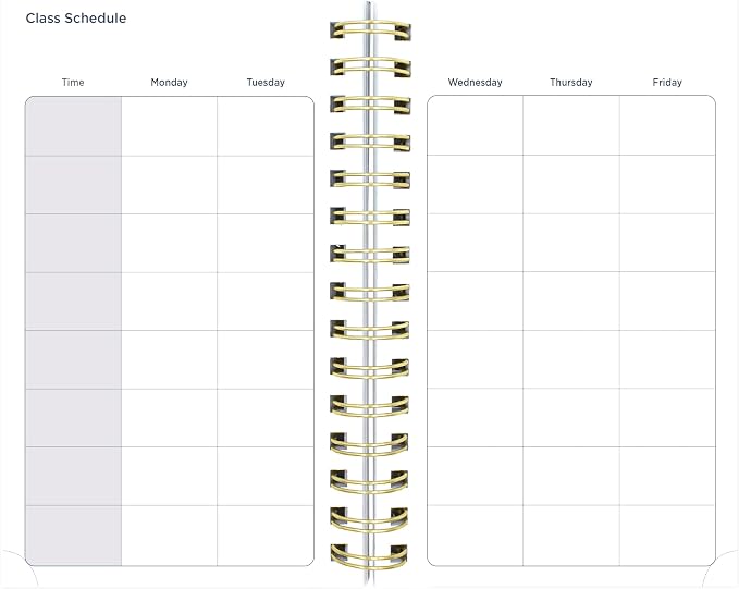 Blueline® Essential Academic Daily/Monthly Planner, August 2026 to July 2027, Twin-Wire Binding, Poly Cover, 8" x 5", Blossom Design, Yellow (CA214PG.01)