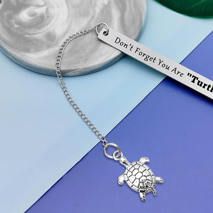 Turtle Gifts for Women Adults Turtle Lover Gift Turtle Themed Bookmark Inspirational Gifts for Men Women Turtle Lovers Gift Ideas for Best Friend Brother Sister Motivational Birthday Graduation Gifts