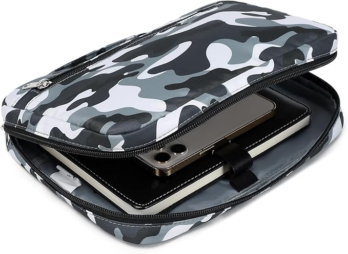 Octsky Bible Book Covers for Boys, Kids Bible Case Bible Protective with Pocket, Camo-3