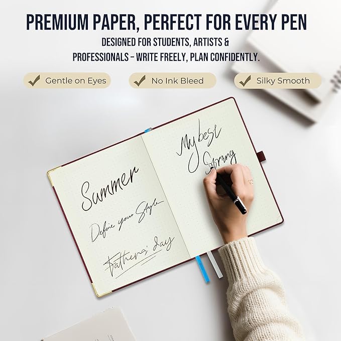 Planner 2026-2027 Weekly & Monthly Planner, 18 Month Academic Calendar July 2026 – Dec 2027, Horizontal Layout with Monthly Tabs, Hardcover Business Agenda Organizer, Burgundy