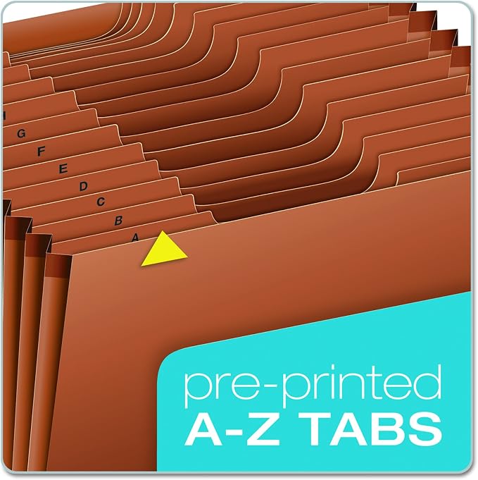 Pendaflex Conversion File Jackets and Pockets, (PFXR219AHD),Brown (Pack of 5)