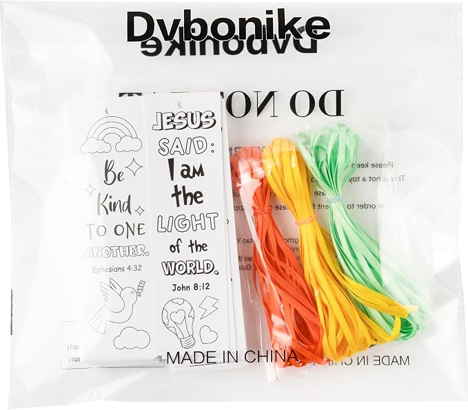 120Pcs Bible Color Your Own Bookmarks - Religious Christian DIY Coloring Blank Bookmarks for Sunday School Church Reading Activity Classroom Rewards Inspirational Gifts Crafts
