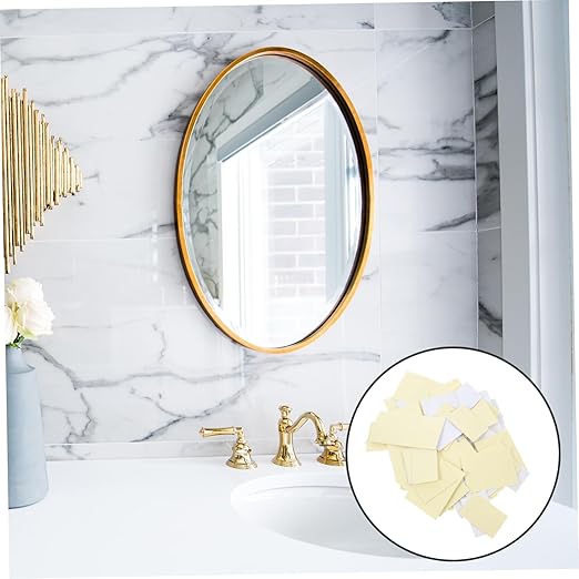 LIFKOME Double Sided Tape 100pcs Adhesive Squares Strong Adhesion for Hooks Mirrors