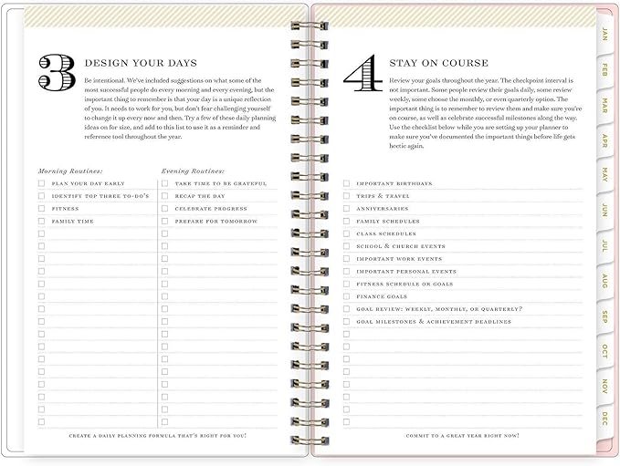 Blue Sky Day Designer 2027 Weekly and Monthly Planner Calendar, January 2027 - December 2027, 5" x 8", Clear Pocket Cover, Durable Twin Wire Binding, Storage Pocket, Includes Stickers, Coming Up Roses
