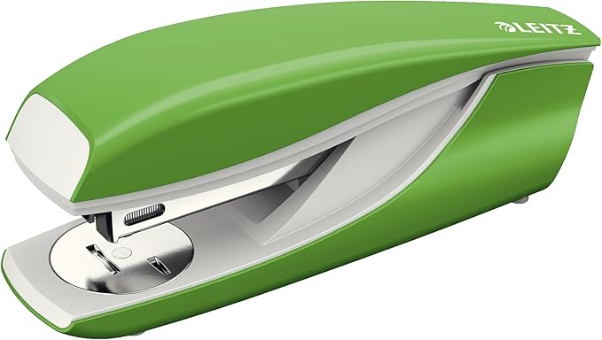 Leitz 55020050 Ergonomic Metal Stapler, Light Green