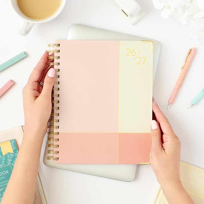 PPP Work Planner 2026-2027 | 12-Month Weekly Calendar (Start Monday) | Vertical Weekly Layout | Monthly Review Pages | Budgeting & Goal Tracker Pages | Customizable Checklists for Routines & Daily Goals