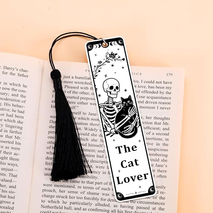 Cat Bookmarks for Women, Father's Day Gifts for Cats Dad, Cat Accessories for People Who Love Cats, Cute Cat Stocking Stuffers for Women Girl Boy Teens, Cat Lover Gifts for Women