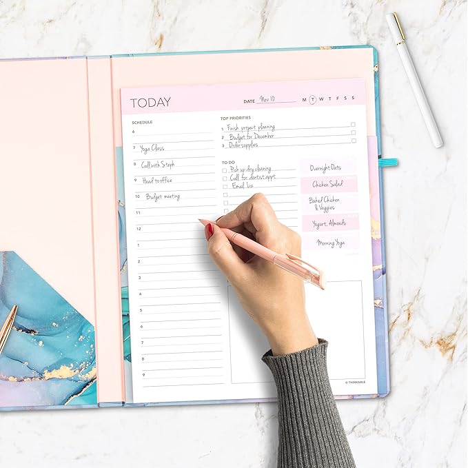 Daily Planner Notepad - 8.5x11 To Do List Organizer