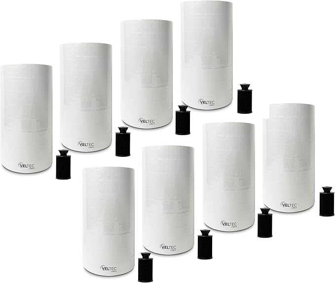 White Labels for Monarch Paxar 1131 One-Line Price Gun, 1 Case, 8 Sleeves, 64 Rolls Pricemarking with 8 Ink Rolls