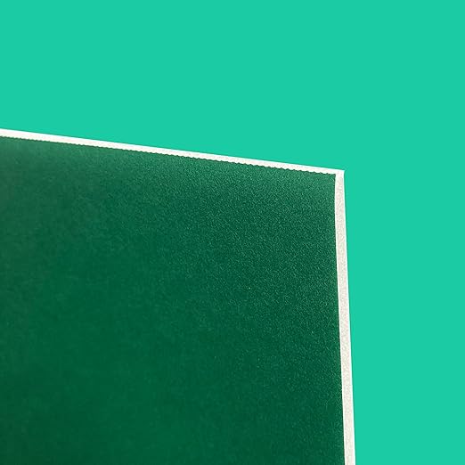 Flipside Products 36” x 48” Foam Project Boards for Presentations, Science Fair, School Projects, Event Displays and Trifold Picture Board - Green 3/16'' Thick - 24 Pack