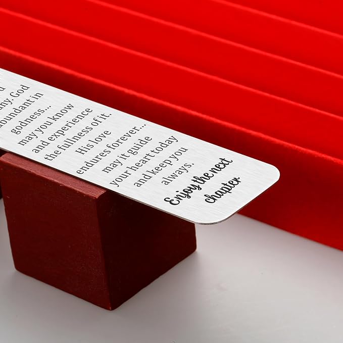 Christian Graduation Prayer Bookmark, Religious Graduation Gift for Him Her Women Men, Inspirational Bible Verse Bookmarks with Blessing, Class of 2026 Gifts for Senior High School College Graduates