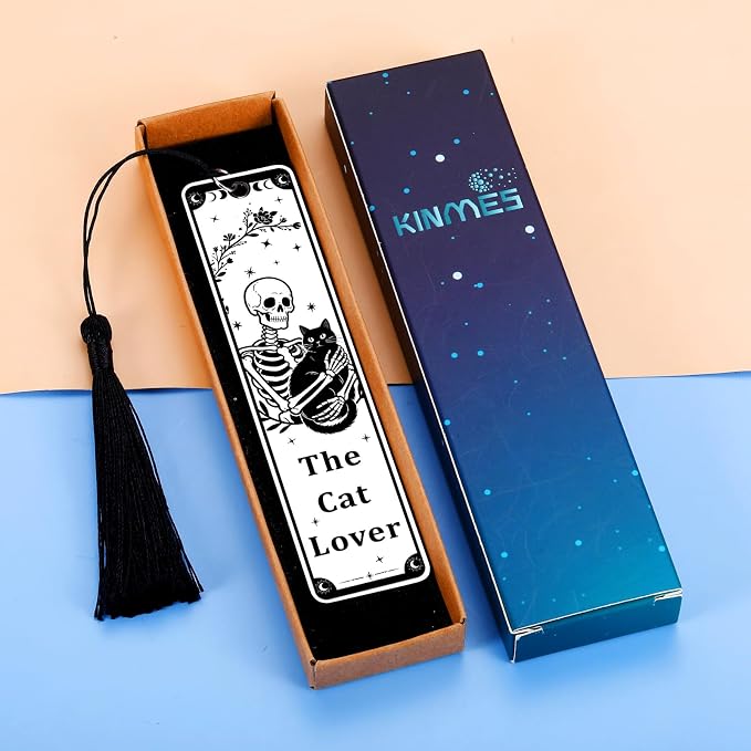 Cat Bookmarks for Women, Father's Day Gifts for Cats Dad, Cat Accessories for People Who Love Cats, Cute Cat Stocking Stuffers for Women Girl Boy Teens, Cat Lover Gifts for Women