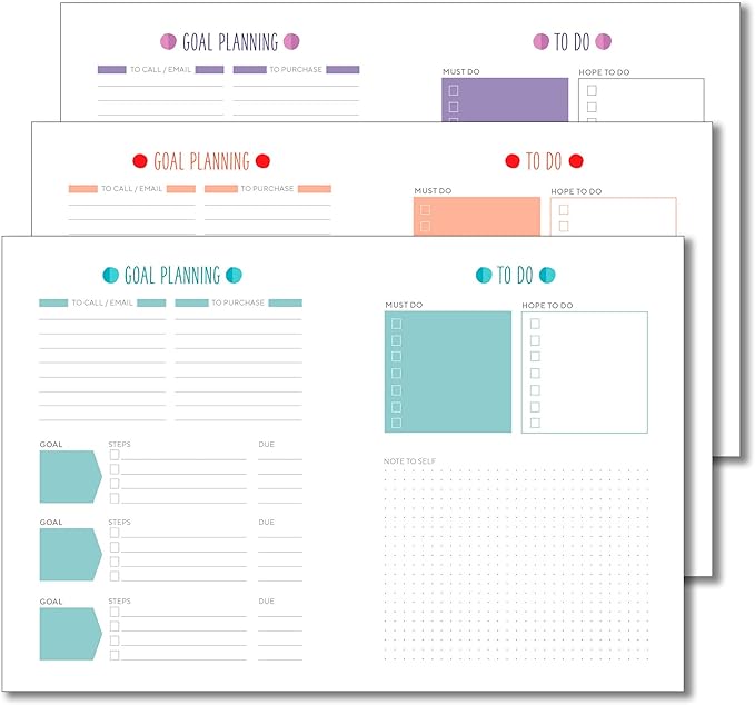 High Note 2026 Planner, 12-Month Weekly & Monthly Flexible Cover Planner: 2026, 5.75" x 7.5", Fresh & Colorful, with Goal & Project Planning Pages