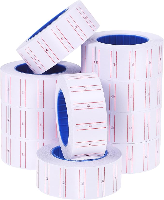 COHEALI Price Marker Labeler Price Tag Stickers 550 Labels Per Roll Self-Adhesive Strong Adhesion for Small Business Retail Jewelry Pricing 10 Rolls