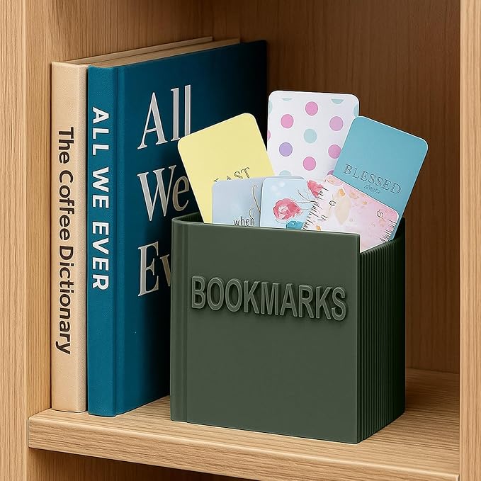 Mooliwe 6 Pcs Bookmark Holder Book Club Gift for Women Book Lover Gift Bookish Accessory Office Desk Supplies Bookshelf Decor for Librarian Bookworm Teacher