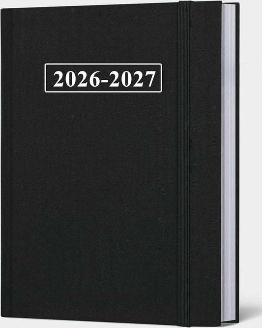 Planner 2026-2027 - 8.5'' × 11'' Weekly & Monthly Planner from July 2026 to June 2027, Large Planners 2026-2027 with Pefect Organizer, Fabric Cover, Inner Pocket, Black