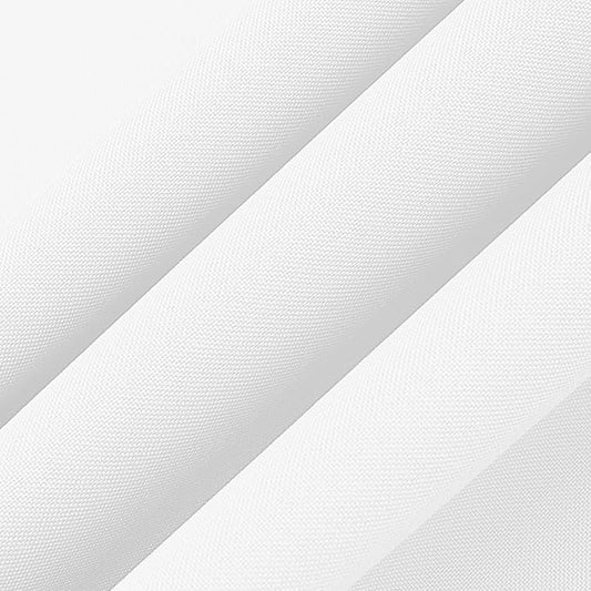 Book Cloth, 17x55', Fabric Book Cover, Paper Backed, Book Binding Cloth, Bookbinding Supplies (White, 17in x 55in)