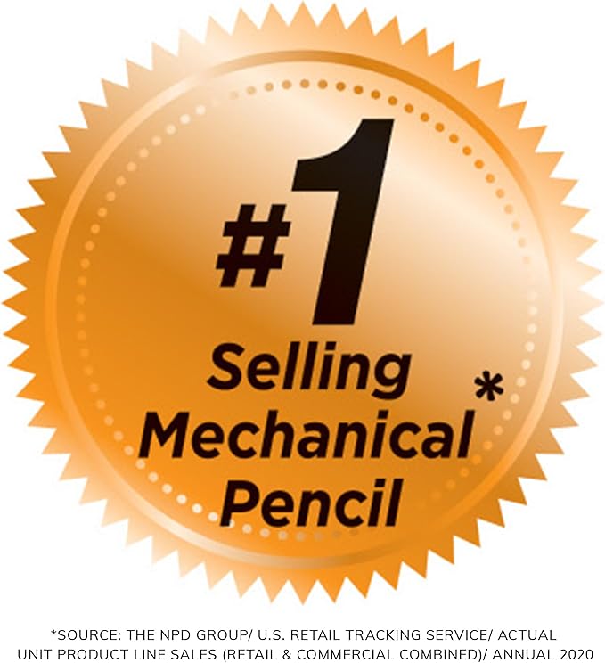 BIC Xtra-Smooth Mechanical Pencils with Erasers, Medium Point (0.7mm), 10-Count Pack, Bulk Mechanical Pencils for School or Office Supplies