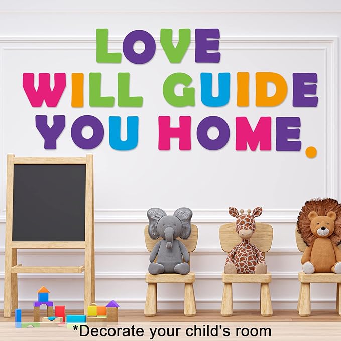150 PCS Large 6" Font Letters and Punctuation Set, Colorful Classroom Alphabet Cutout for Bulletin Board Display Home School, A Great Helper to Inspire Students' Learning Interest