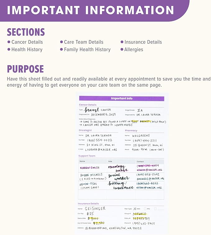 CanPlan Cancer Planner - A Planner Made for Cancer Patients and Caregivers, Best Cancer Gifts for Women and Men, Breast Cancer Gift, Cancer Journal, Undated Cancer Organizer