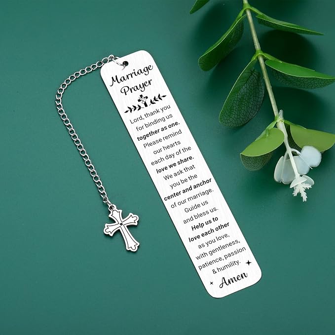 Christian Wedding Gifts for Couple Bride and Groom Religious Wedding Gifts for Newlyweds Bridal Shower Gift for Bride Engagement Gift for Couples Marriage Prayer Anniversary Easter Basket Stuffers