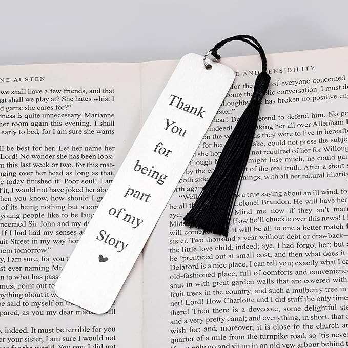 End of School Teacher Gifts Teacher Appreciation Gift Bookmarks Teacher Appreciation Gifts Science Teacher Gift Preschool Teacher Bookmarks for Women Thank You for Being Part of My Story for Women