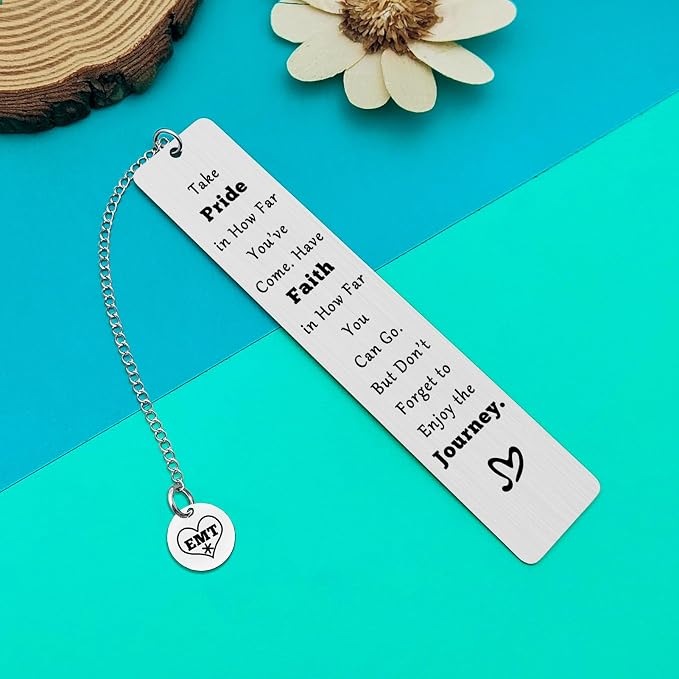 EMT Gifts Emergency Gifts EMT Inspirational Bookmark Emergency Medical Technician Medical School Graduation Gift Encouragement Gifts for Medical Student Paramedic Emergency Nurse Gifts Birthday Gifts